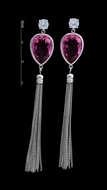 Show details for Touching Tassels Pink Drop & Dangle Show details for Touching Tassels Pink Drop & Dangle