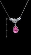 Show details for Lovely And Touching Drop Platinum Plated Collar 16 OR 18 Inches Show details for Lovely And Touching Drop Platinum Plated Collar 16 OR 18 Inches
