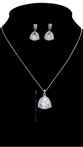 Picture of First-Rate  Zine-Alloy Platinum Plated 2 Pieces Jewelry Sets