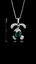 Show details for Customized Single Stone Platinum Plated Collar 16 OR 18 Inches