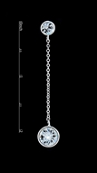 Picture of The Integrity Of  Swarovski Element Small Drop & Dangle