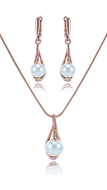 Picture of Trendy Design Concise Venetian Pearl 2 Pieces Jewelry Sets