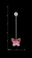 Picture of Attractive And Elegant Swarovski Element Zinc-Alloy Drop & Dangle