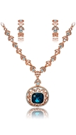 Picture of Vanguard Design For Rose Gold Plated Crystal 2 Pieces Jewelry Sets