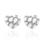 Picture of The Finest Gunmetel Plated Rhinestone Stud 