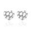 Show details for The Finest Gunmetel Plated Rhinestone Stud 