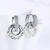 Picture of Cost Effective Platinum Plated Huggies Earrings