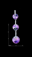 Picture of Believable Swarovski Element Colourful Drop & Dangle