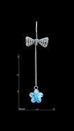 Picture of Unique Design Platinum Plated Zinc-Alloy Drop & Dangle