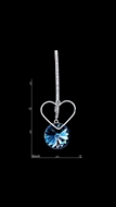 Picture of Diversified Zinc-Alloy Platinum Plated Drop & Dangle