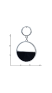 Picture of Efficiency In  Zinc-Alloy Geometric Drop & Dangle