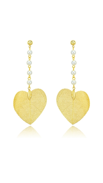 Picture of Touching Zinc-Alloy Heart & Love Drop & Dangle