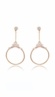 Picture of Main Products Rose Gold Plated Small Drop & Dangle