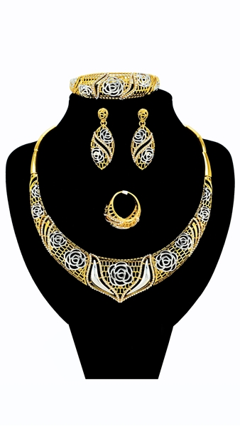 Picture of Cheapest Hollow Out Dubai Style 4 Pieces Jewelry Sets