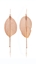 Show details for Sparkling Rose Gold Plated None-Stone Drop & Dangle