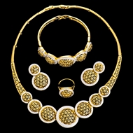 Picture of Top Big African Style 4 Pieces Jewelry Sets