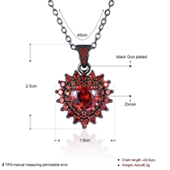 Picture of Superior Green Gunmetel Plated Necklaces & Pendants