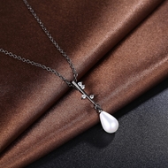 Picture of Cheapest White Gunmetel Plated Necklaces & Pendants