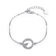 Picture of Cute Designed Platinum Plated Bracelets