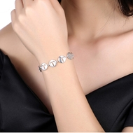 Picture of Cute Designed Platinum Plated Bracelets