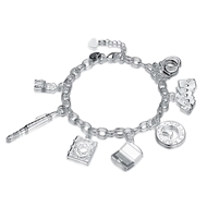 Picture of Healthy Platinum Plated Bracelets