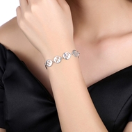 Picture of Well Made Platinum Plated Bracelets