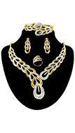 Picture of Modern Gold Plated Big 4 Pieces Jewelry Sets