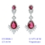 Picture of Red Big Dangle Earrings 1JJ042406E