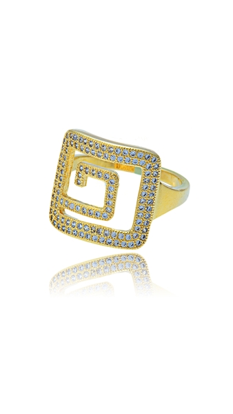 Picture of Online Accessories Wholesale Gold Plated Cubic Zirconia Fashion Rings