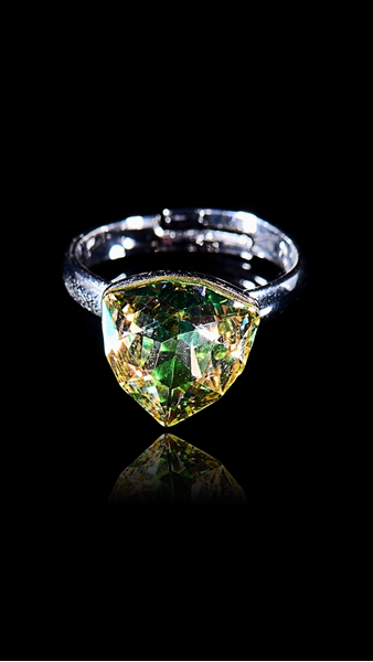 Picture of Cheapest Single Stone Swarovski Element Fashion Rings