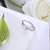 Picture of Shinning White Platinum Plated Fashion Rings