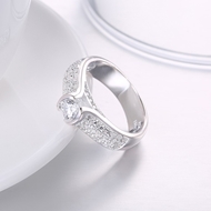 Picture of Fabulous Platinum Plated Fashion Rings