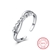 Picture of Shinning Platinum Plated White Fashion Rings