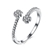 Picture of Hot Selling Platinum Plated White Fashion Rings