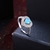 Picture of Promotion Platinum Plated Blue Fashion Rings