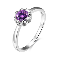 Picture of The Youthful And Fresh Style Of Purple Fashion Rings