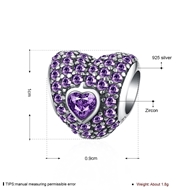 Picture of Cute Designed Purple Charm Bead