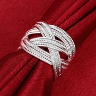 Picture of Beauteous Platinum Plated White Fashion Rings