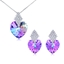 Show details for Small Love & Hearts Necklace And Earring Sets 2BL050489S