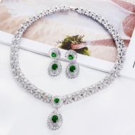 Picture of Wedding Luxury Necklace And Earring Sets 1JJ050925S