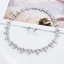 Show details for Wedding Cubic Zirconia Necklace And Earring Sets 1JJ050950S