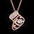 Picture of Small Cubic Zirconia Pendant Necklaces 3LK053768N