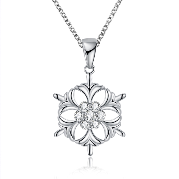 Picture of Cubic Zirconia Holiday Pendant Necklaces 3LK053773N