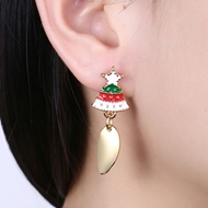 Picture of Zinc Alloy Holiday Dangle Earrings 3LK053825E