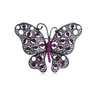 Picture of Zinc Alloy Artificial Crystal Brooches 2YJ053992