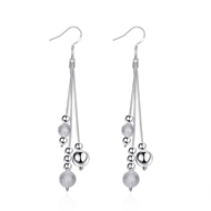 Picture of Featured Platinum Plated Casual Dangle Earrings for Girlfriend