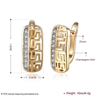 Picture of Shop Gold Plated Medium Stud Earrings with Wow Elements