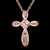 Picture of New Season White Copper or Brass Pendant Necklace with SGS/ISO Certification