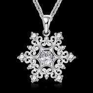 Picture of Platinum Plated Small Pendant Necklace from Reliable Manufacturer