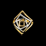 Picture of Fashionable Geometric Dubai Fashion Ring